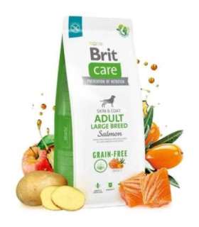 Minimální trvanlivost do 27.7. 2026: Brit Care Dog Grain-free Adult Large Breed Salmon 12 kg