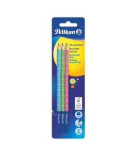 Pelikan Карандаши, silverino, треугольная форма, 3 шт