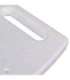 Rectangular shower stool with height adjustment