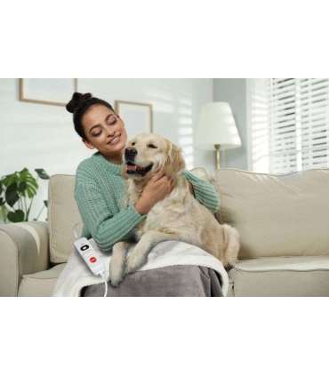 Camry Premium CR 7436 electric blanket 120 W Brown Polyester, Microfleece