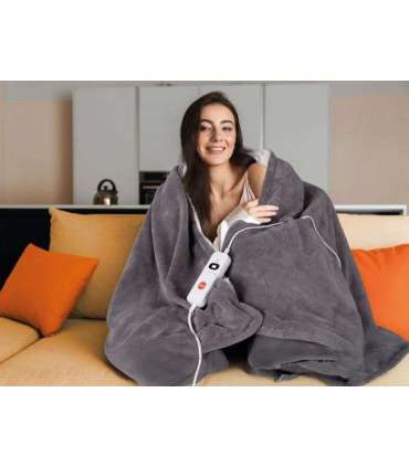 Camry Premium CR 7436 electric blanket 120 W Brown Polyester, Microfleece