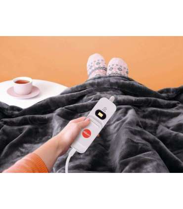 Camry Premium CR 7436 electric blanket 120 W Brown Polyester, Microfleece