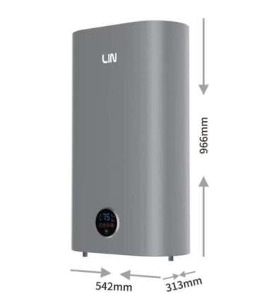 LIN LIFVD1SMGY 80L UNIVERSAL grey electric water heater with Wi-Fi