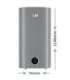 LIN LIFVD1SMGY 100L UNIVERSAL electric water heater, grey, WiFi