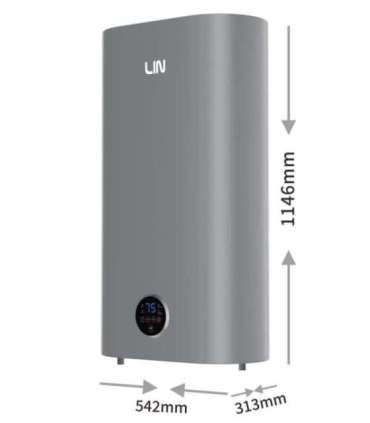 LIN LIFVD1SMGY 100L UNIVERSAL electric water heater, grey, WiFi