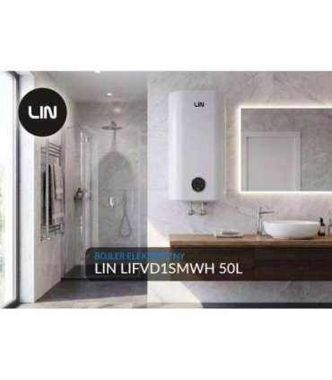 Electric water heater LIN LIFVD1SMWH 50L SMART white