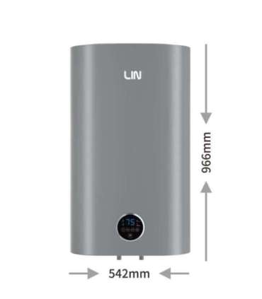 LIN LIFVD1SMGY 80L SMART Electric Water Heater, Grey, WiFi