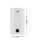 Electric water heater LIN LIFVD1SMWH 50L UNIVERSAL white