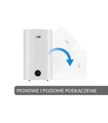 LIN LIFVD1SMWH 80L UNIVERSAL white electric water heater with WiFi