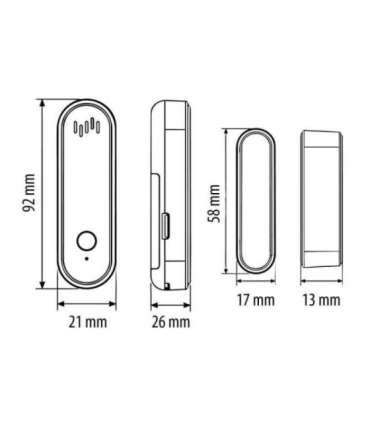 Wireless WiFi door/wind ow sensor GB478