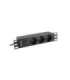 Surge protector Rack PDU 10 inch 1U 3x Schuko 2m 16A black