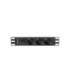Surge protector Rack PDU 10 inch 1U 3x Schuko 2m 16A black