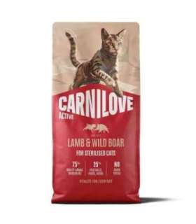 CARNILOVE ACTIVE CAT LAMB&WILDBOAR STERILISED 2kg