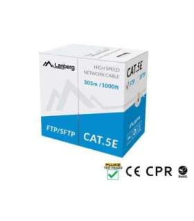 Lanberg LCF5-11CU-0305-S networking cable Grey 305 m Cat5e F/UTP (FTP)