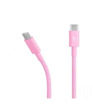 Beats USB-C to USB-C Woven Cable (1.5 m / 5 ft.) - Power Pink