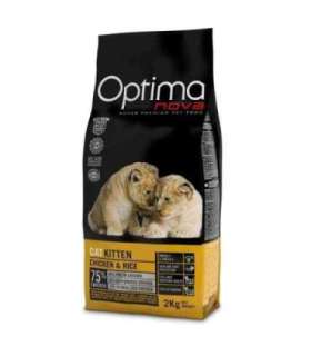 OPTIMANOVA Kitten Mono Chicken and Rice - dry cat food - 2kg