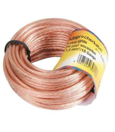 Kõlarikaabel Hama 2x1.5 mm, 10m