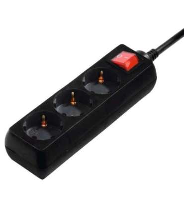 Pikendusj. Hama 3-Way, Switch, 3m, Black