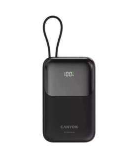 Power bank Canyon 10000mAh 22,5W, Black