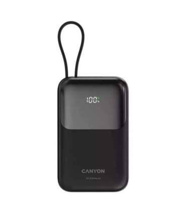 Power bank Canyon 10000mAh 22,5W, Black