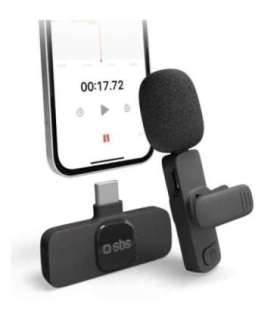 Microphone SBS with Type-C receiver, Black