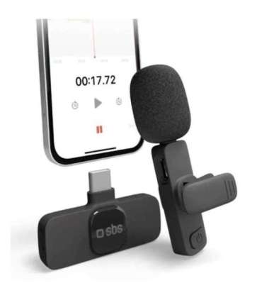 Microphone SBS with Type-C receiver, Black