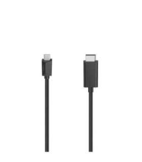 Juhe Hama USB-C - DisplayPort™, 4K, must, 1,5m