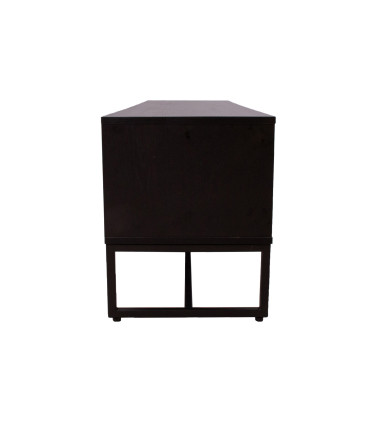 TV стол AMSTERDAM 160x40xH50cm, дуб/черный