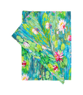 Linik HOLLY 43x116cm, roosad vesiroosid