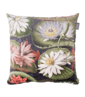 Подушка HOLLY 45x45cm, белые кувшинки