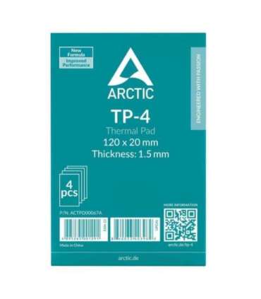 CPU COOLER ACC THERMAL PAD 4PK/120X20X1.5 ACTPD00067A ARCTIC