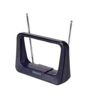 Indoor TV antenna with 1.8m coaxial cable, 75 Ohm, 3G/4G filter, DVB-T/T2