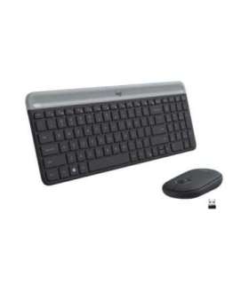 Desktop Logitech Slim Combo MK470 SWE (W), must