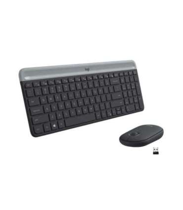 Desktop Logitech Slim Combo MK470 SWE (W), must