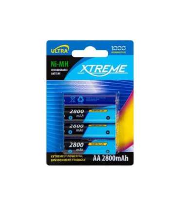 Rechargeable battery R6 NiMH AA 2800mAh XTREME 4 pieces
