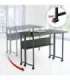 Folding desk, mobile MC-126 L/B