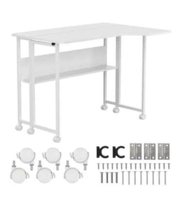 Folding desk, mobile MC-126 L/W