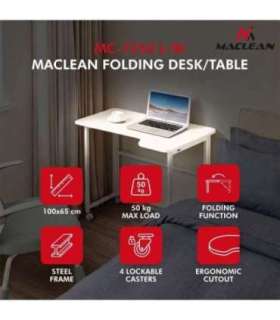 Folding desk, mobile Mc-1250 L/W