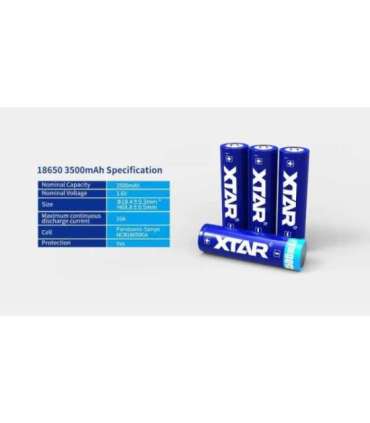 Battery 18650 3,6V Li-ion 3500MAH