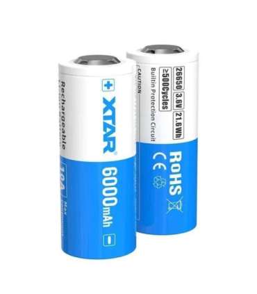 Battery 26650 3,6V Li-ion 6000MAH