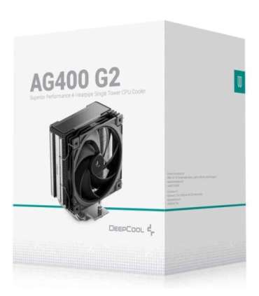 DeepCool AG400 G2 Processor Air cooler 12 cm Black