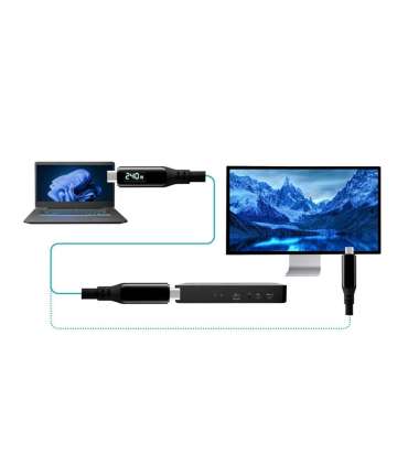Thunderbolt 4/USB4 Class Pro Cable 240W 2x 4K/120Hz 40Gbps LCD 150 cm