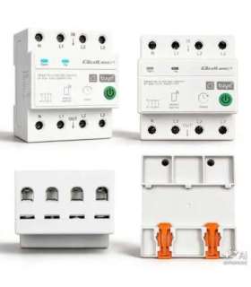 Three phase 63A relay for DIN rail 3P+N Timer