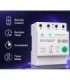 Three phase 63A relay for DIN rail 3P+N Timer