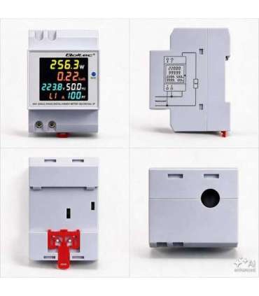 Single phase energy consumption meter 100A