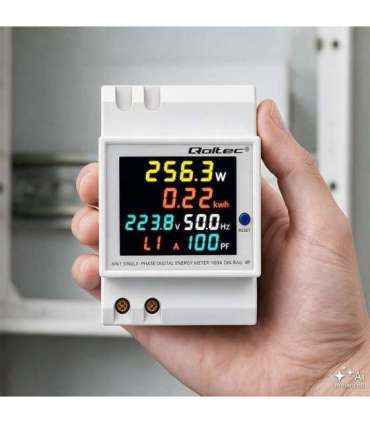 Single phase energy consumption meter 100A
