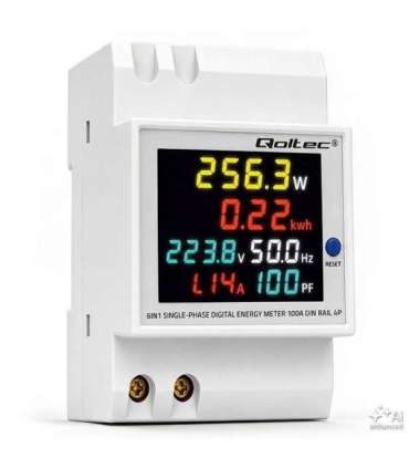 Single phase energy consumption meter 100A