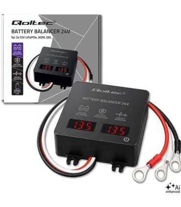 Voltage balancer for 24V batteries 2x12V 5A LED