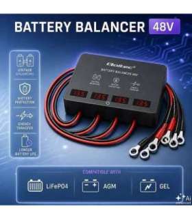 Voltage balancer for 48V batteries 4x12V 10A LED