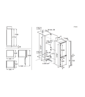 Fridge ELECTROLUX ENG8MC18S